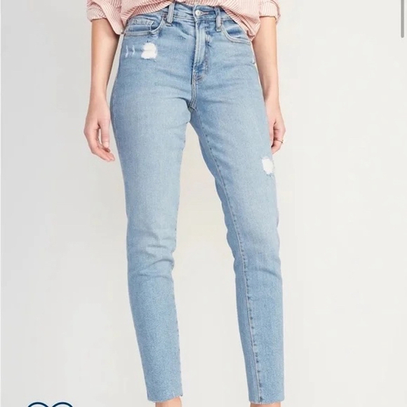 Old Navy Denim - Old Navy OG Straight Jeans Women's Size 0 Light Blue